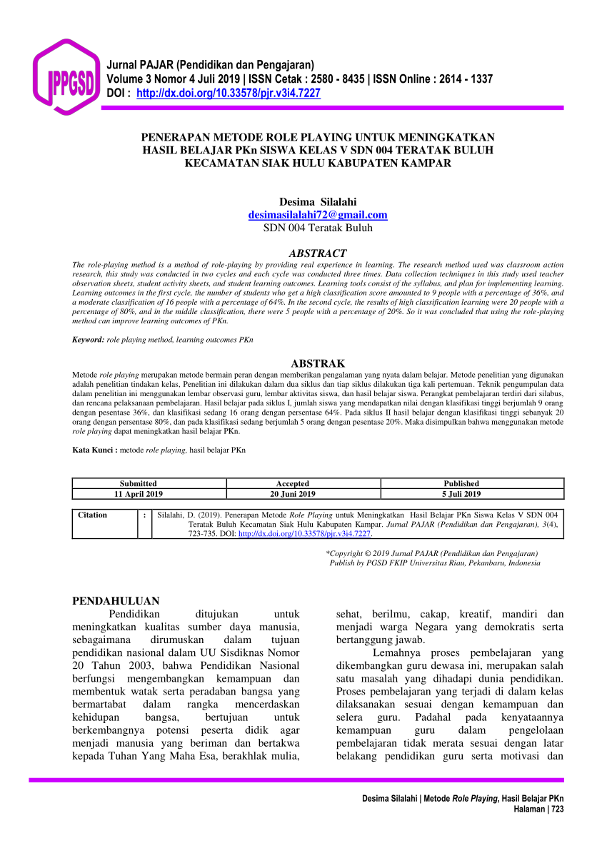 jurnal evaluasi pembelajaran pdf